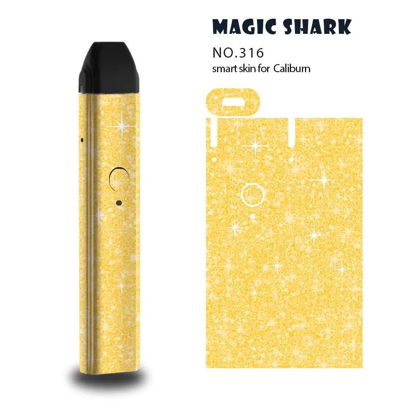 Magic Shark Rick and Mody Bling Star Sky Luxury FC чехол наклейка пленка для Uwell Caliburn 314 326|Наклейки