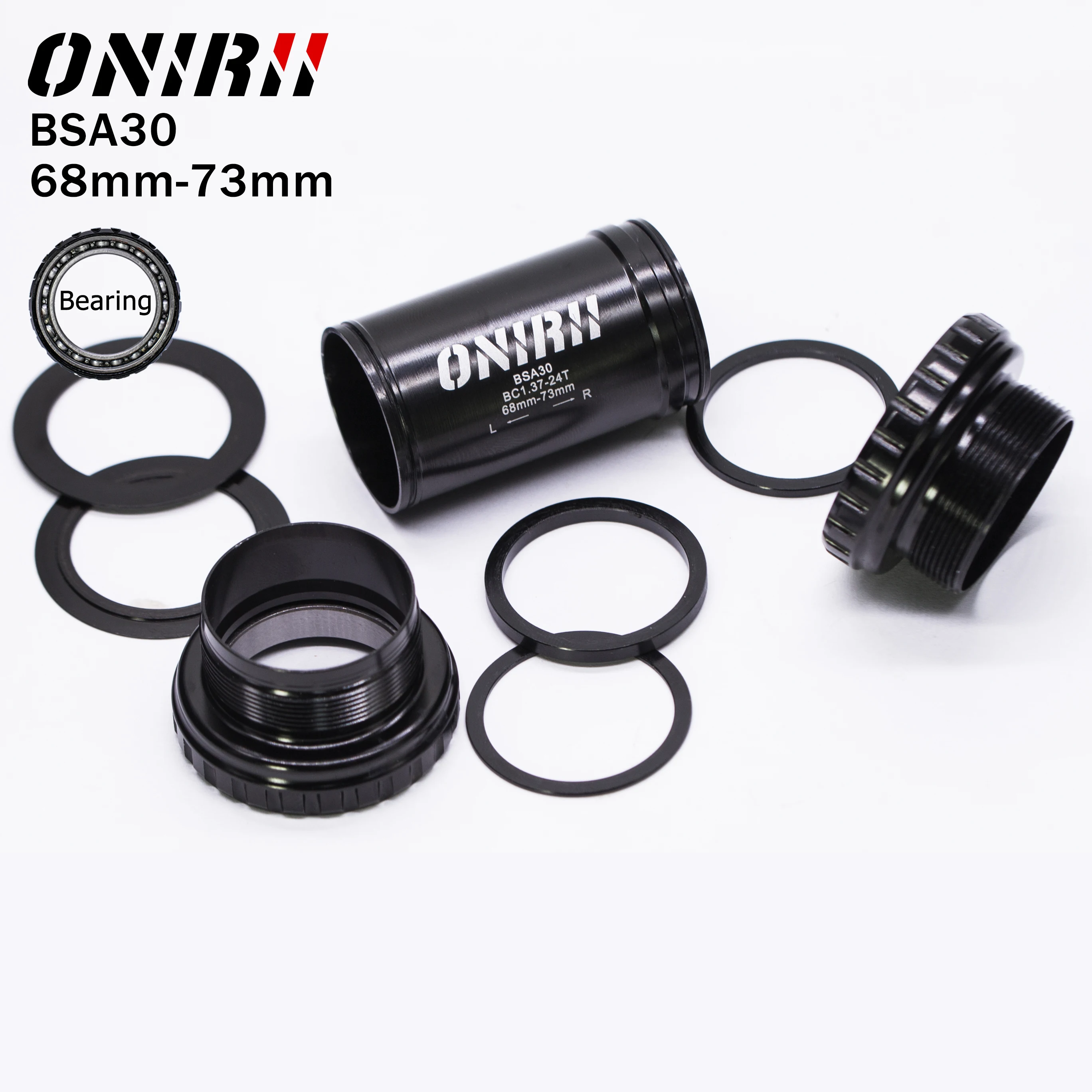 ONIRII BSA30 BB30 кареток BSA68 BSA ISO 68 мм/73 мм MTB дорожный велосипед Кривошип велосипеда