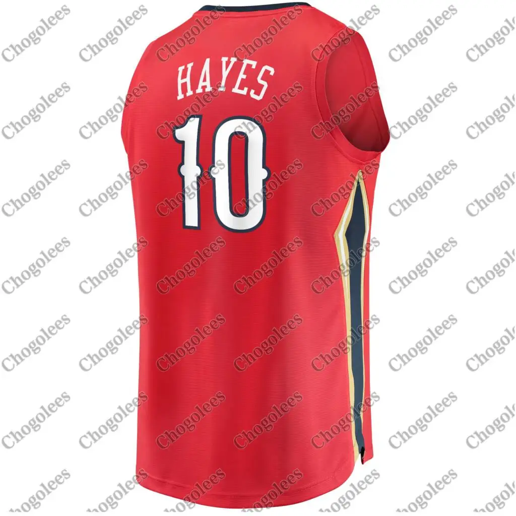 

Men Basketball Jersey Jaxson Hayes New Orleans Branded Fast Break Jersey Red Statement Edition
