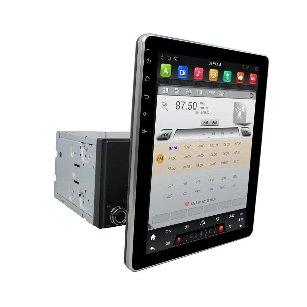 Автомобильный DVD-плеер в стиле tesla 12 8 дюйма Android 9 0 GPS универсальная навигация