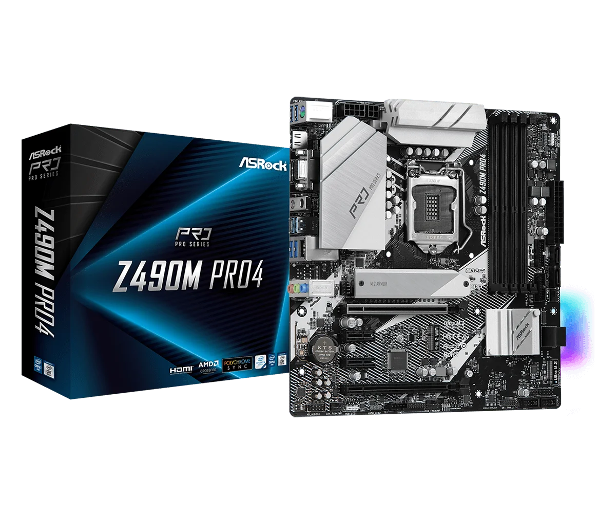 

Custom made personalized Z490M PRO4 motherboard