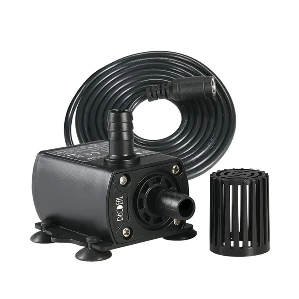 

Mini Submersible Pump 12V 6W Quiet Brushless Waterproof Aquarium Circulator