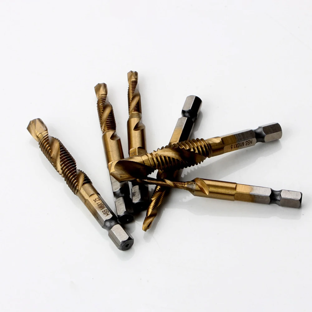 

Woodworking Drill Bits High hardness Hex Shank Screw Thread Tap Drill Bit
