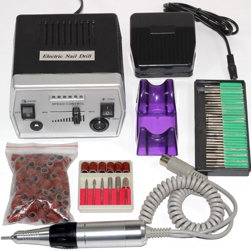 Набор для маникюра и педикюра электрическая дрель ногтей 30000 об/мин аксессуары