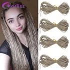 Пряди волос для наращивания черные, серые, розовые, черные, цветные синтетические волосы