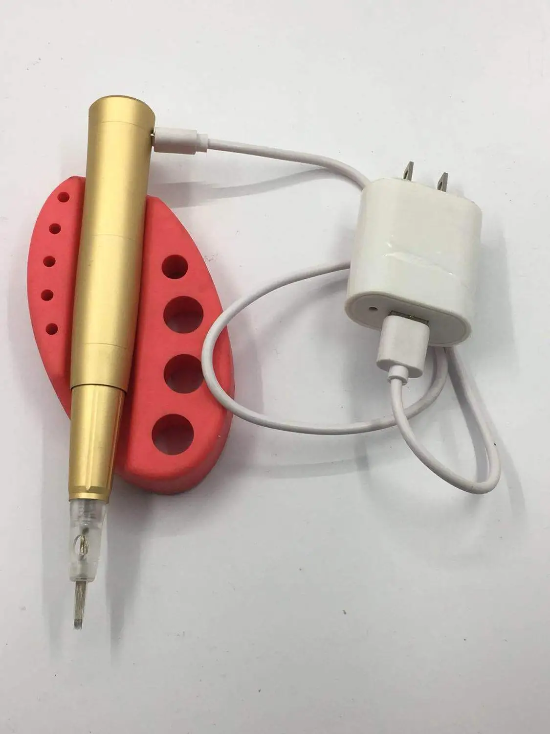Strong Quiet Motor Tattoo Guns Permanent Makeup Rotary Machine Electric machine Pen For Eyebrow Eyeliner Lip Cosmetics golden | Красота и