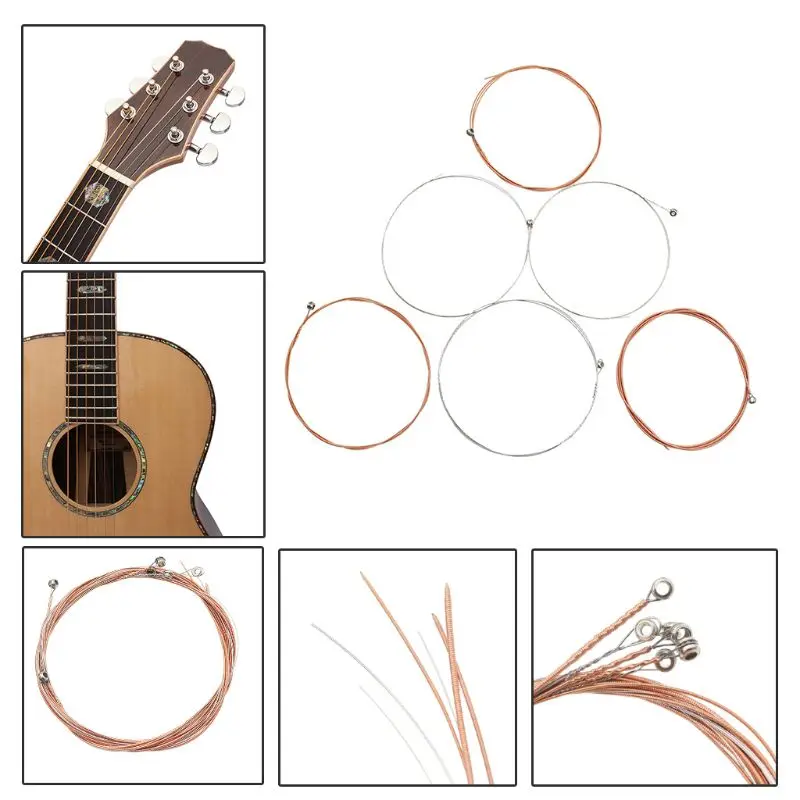 

IRIN A108 Acoustic Guitar Strings Phosphor Bronze Color Alloy Wound 1st-6th(.009-.045)