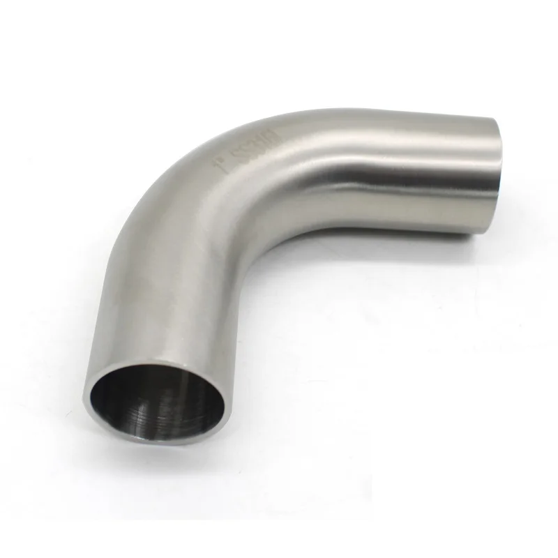 

19mm-51mm Stainless Steel SS304/SS316L OD Elbow 90 Degree Sanitary Welding Elbow Pipe Joint Polished Food Grade