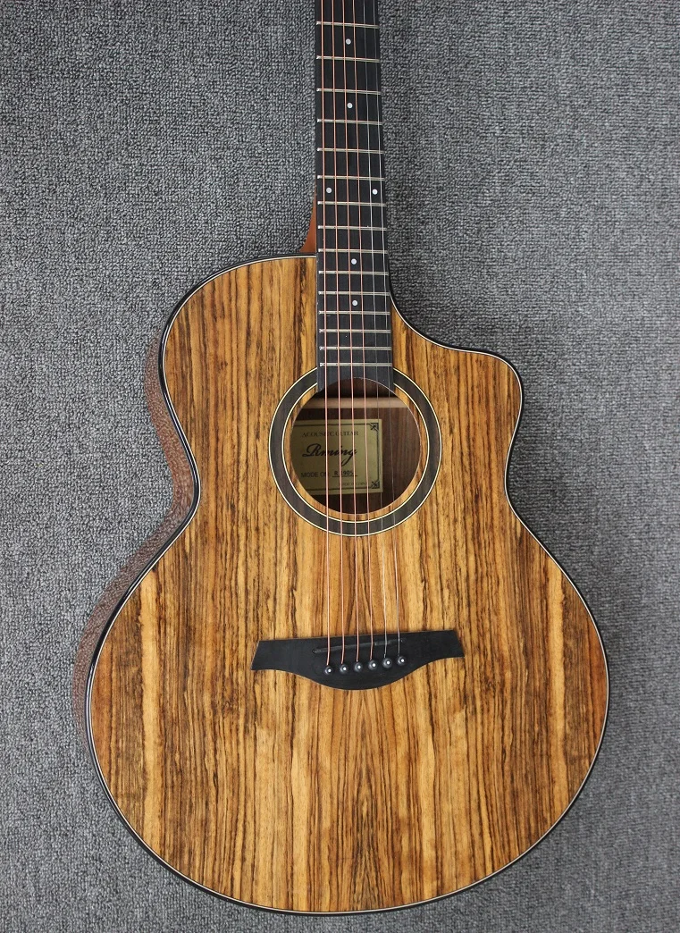 Weifang Rebon 40-дюймовая Акустическая гитара из ореха | Спорт и развлечения