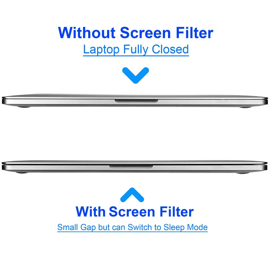 Для /// MacBook Pro Сенсорная панель/воздуха за счет сканера отпечатков пальцев 13,3 дюймов Фильтр конфиденциальности экрана Защитная пленка