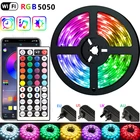 Светодиодная лента 5-30 м 5050 RGB BLuetooth Wifi Alexa Smart гибкая лента Диодная лента для украшения комнаты подсветка для ТВ подарок