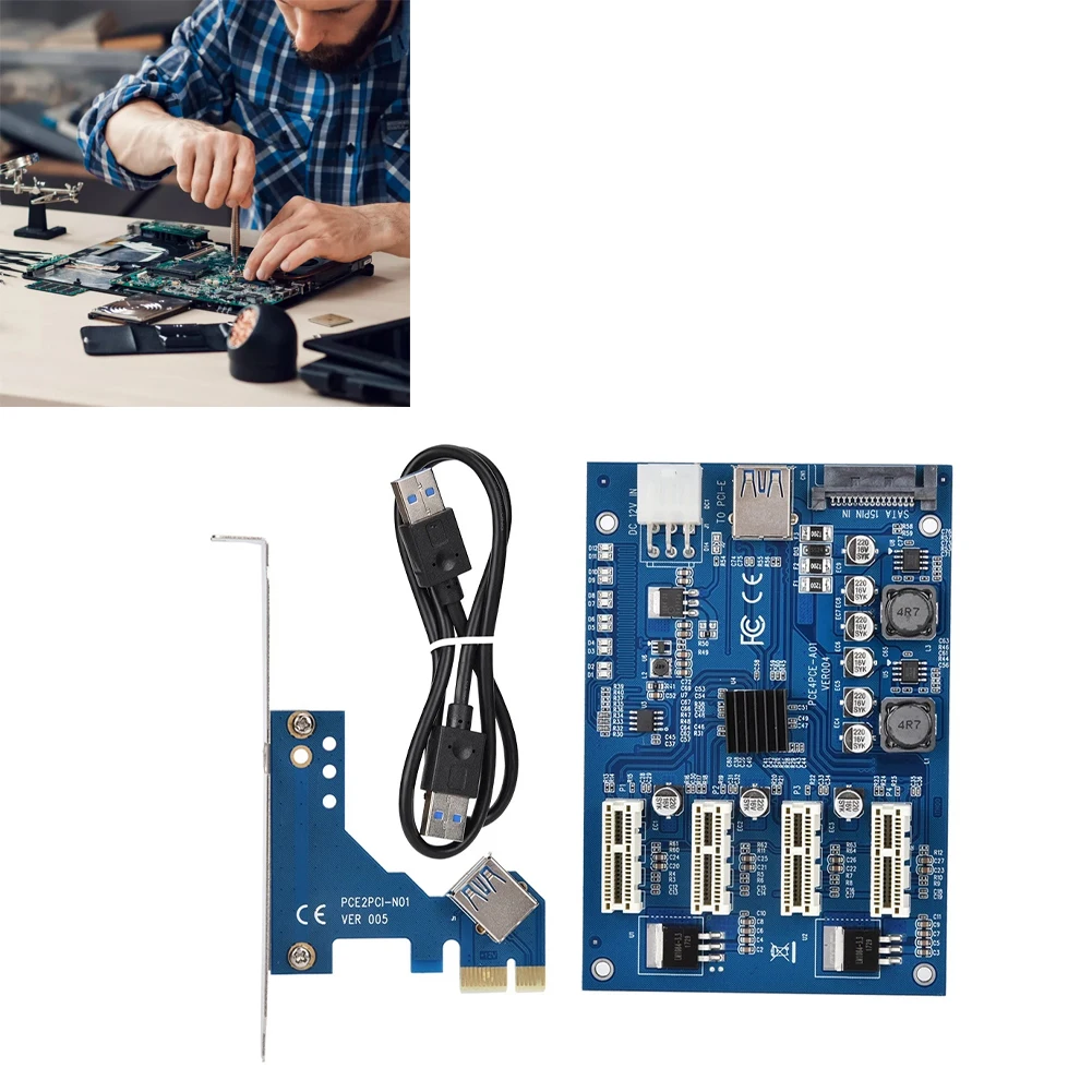 Адаптер PCI-E-PCI-E расширитель для карт совместим с Mac и Windows Linux | Компьютеры офис