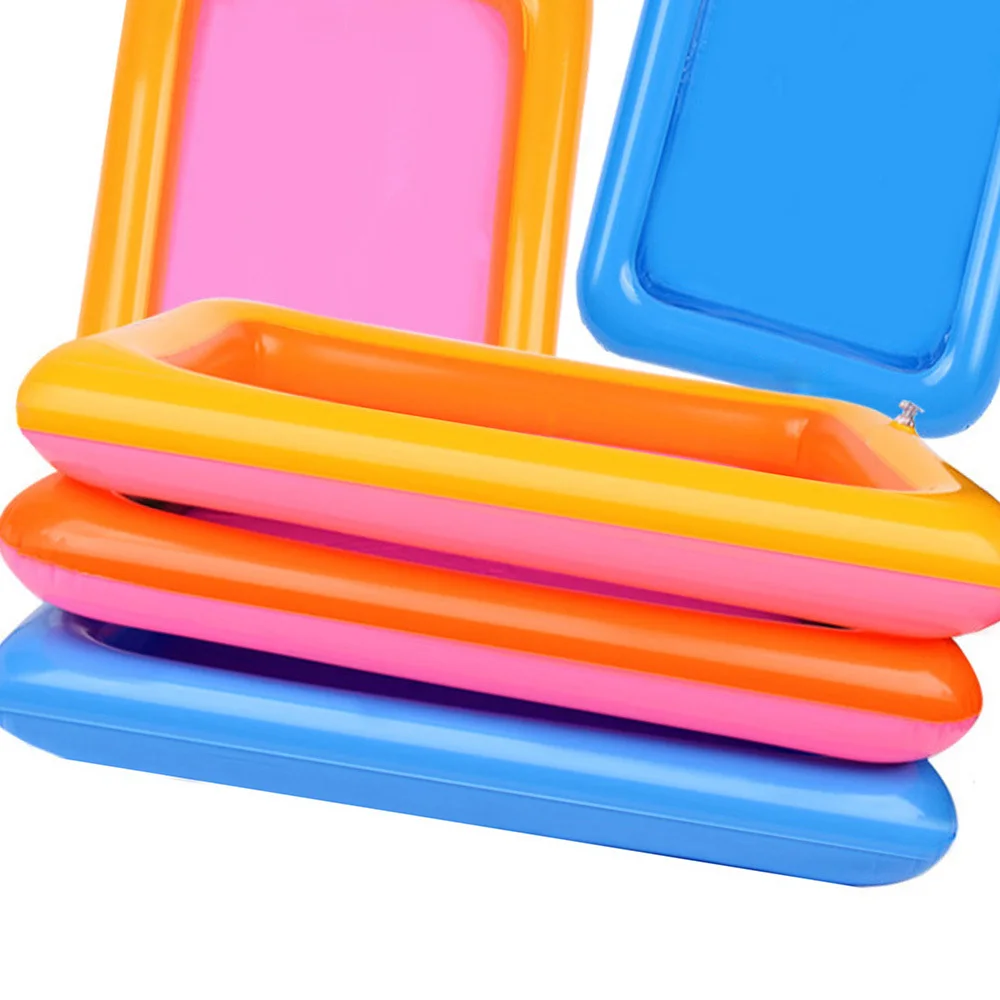 

New Indoor Magic Play Sand Children Toys Mars Space Inflatable Sand Tray Accessories Plastic Mobile Table