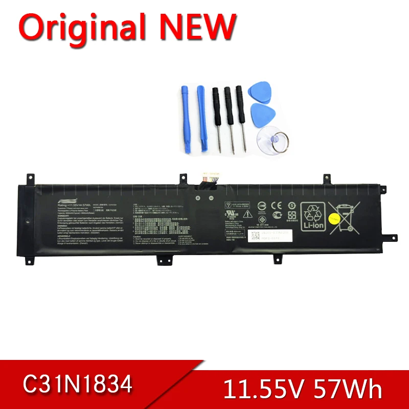 

C31N1834, новинка, оригинальная фотография, StudioBook Pro 17 W700G W700G3T W700G1T W700G2T H700 H700GV l 11,55 V 57Wh