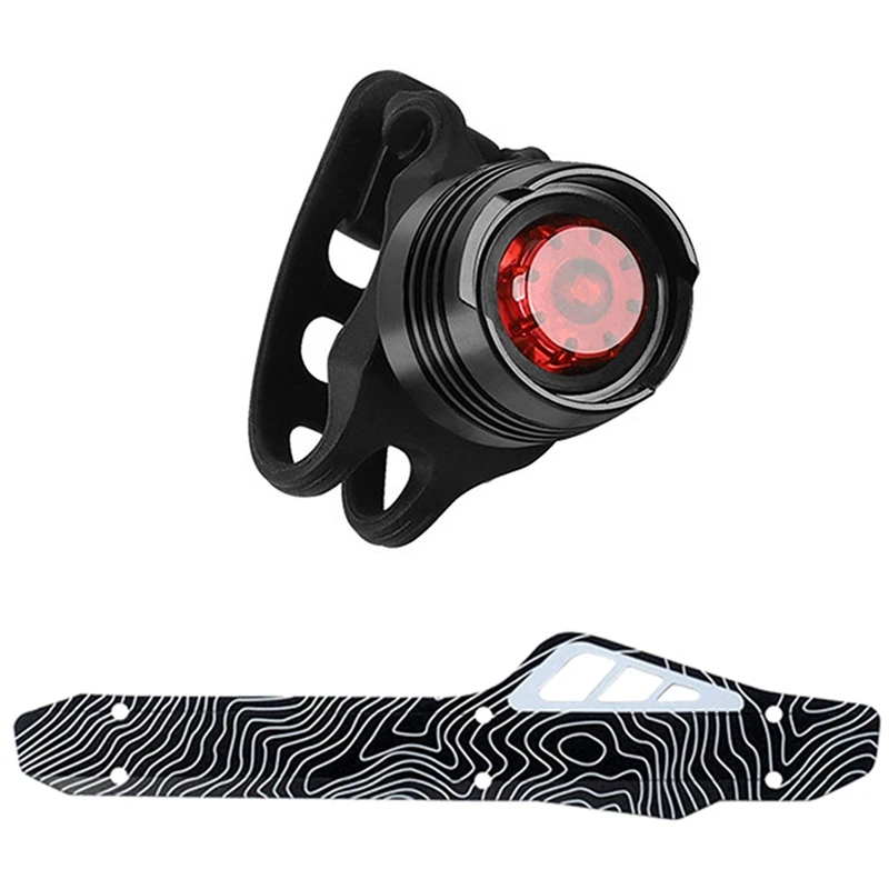 

Protective Chainstay Protector Decal Frame Guard Adhesive Film Cover & Bicycle Rear Tail LED Helmet Cycling Flashlight