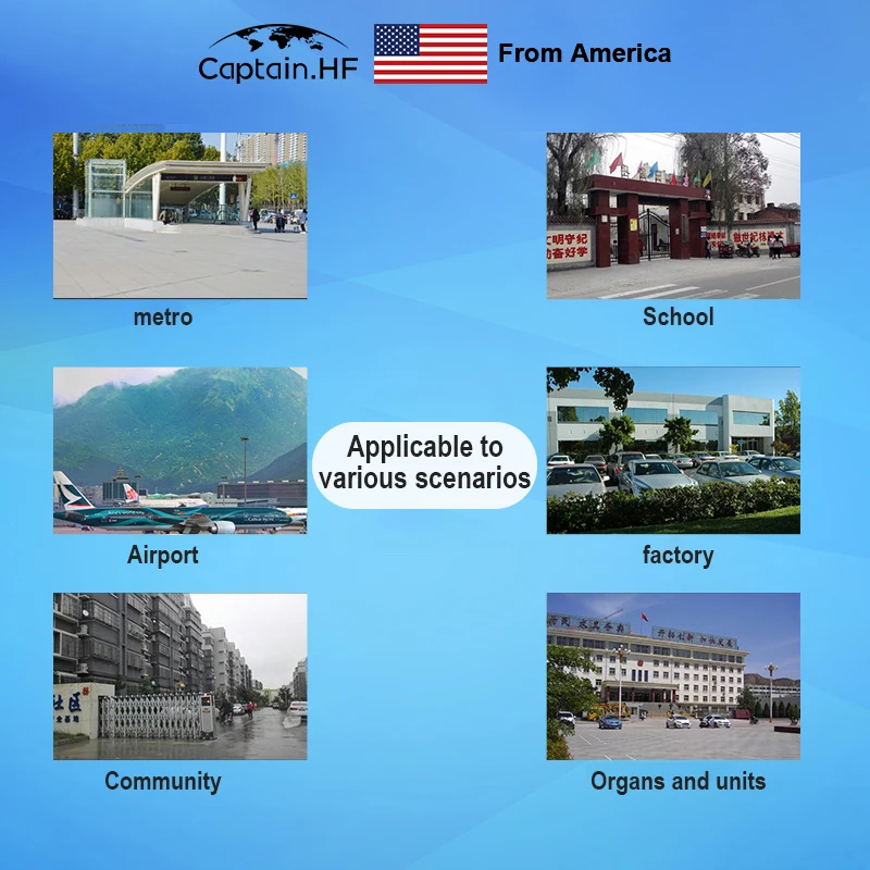 US Captain Face Recognition, Access Control System,High Precision Temperature Measurement, Access by Face ID, Intelligent Module