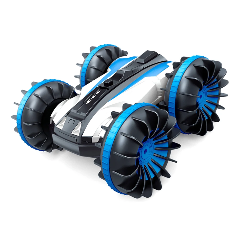 2,4G RC экскаватор трюк автомобиль 360 Вращение 2 стороны водонепроницаемый Вождение на воде земли амфибия электрические игрушки для детей