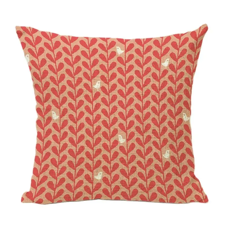 Простой стиль Подушка 45*45 см геометрическая мозаика схема листья торговый центр