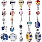 Модный кулон в виде воздушного шара подходит для оригинального браслета Pandora с подвесками бусины Dream Fly для изготовления ювелирных изделий женское ожерелье сделай сам