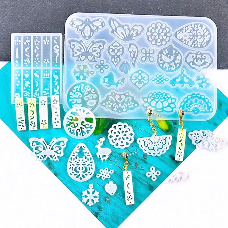 

B36D полые антикварные серьги, брелок, висячие серьги, подвески для ювелирных изделий