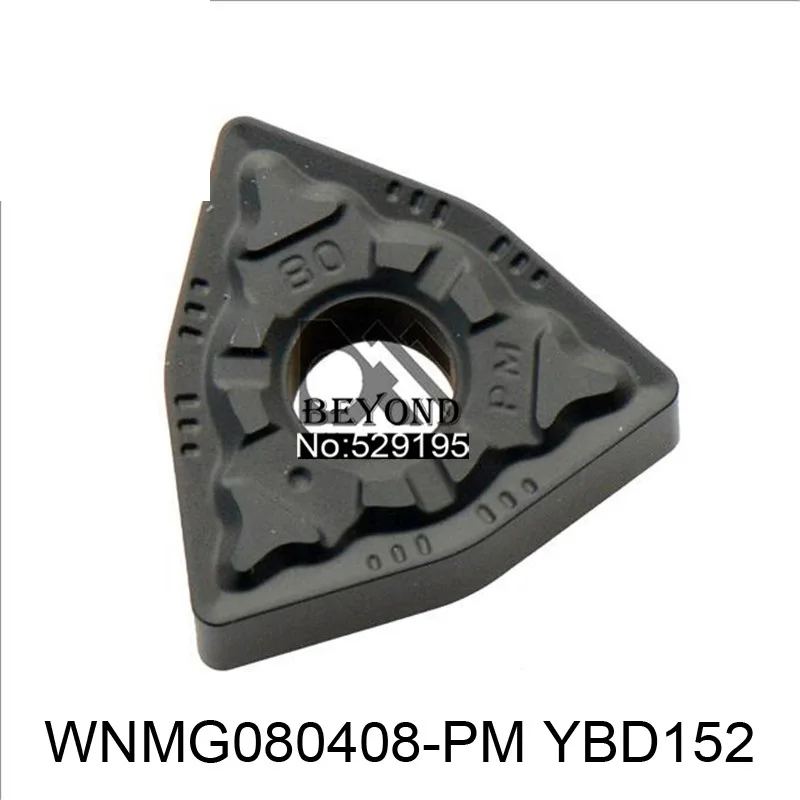 10pcs Original WNMG080408-PM YBD152 WNMG080408 WNMG 080408 Carbide Inserts резец токарный CNC Lathe Tools Cutter Turning - купить