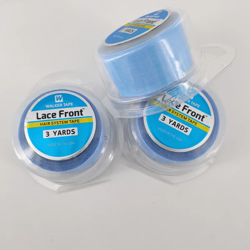 1 рулон 3 м Синтетические волосы на кружеве Поддержка лента двухсторонняя