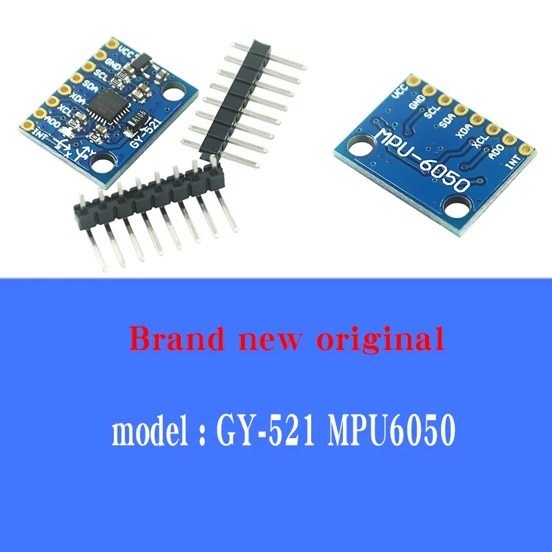 

5/pcs Lot GY-521 MPU6050 module three-dimensional angle sensor 6DOF three-six-axis accelerometer electronic gyroscope