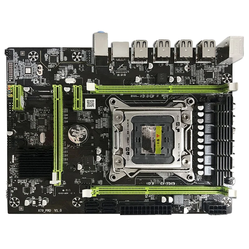 Материнская плата PPYY NEW X79M Pro материнская для Intel Lga 2011 E5 2640 2650 2660 2680 Ddr3 1333/1600/1866 МГц 32