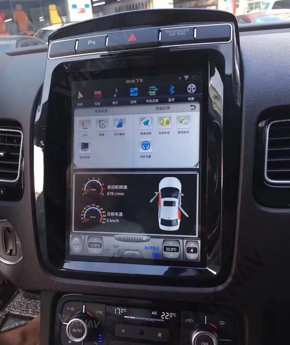 Android Tesla стиль Автомобильный GPS мультимедийный плеер для Volkswagen VW Touareg 2010 2011 2012 2013 2014