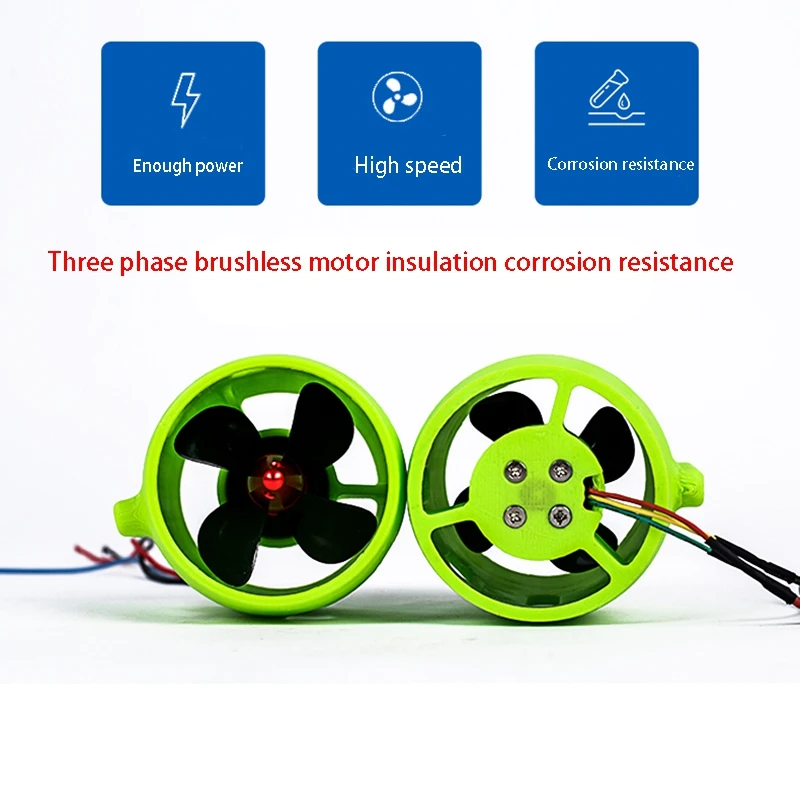 

12-24V 20A Brushless Motor Underwater Thruster RC Bait Boat Accessory Plastic RC Boat Accessories
