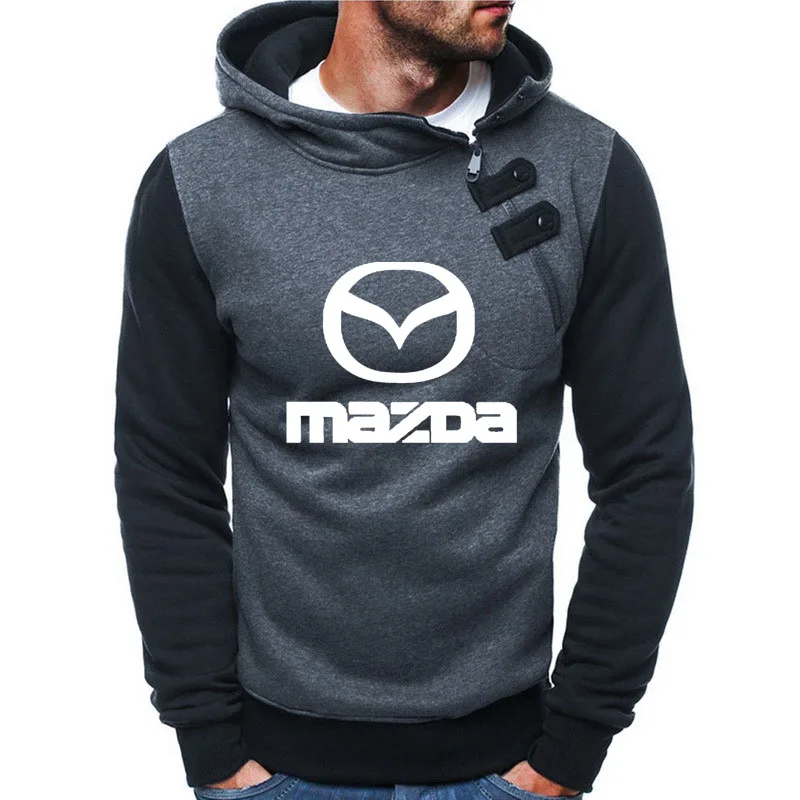 Толстовка мужская с логотипом автомобиля Mazda, Свитшот из хлопка с надписью, сохраняет тепло, весна-осень от AliExpress WW