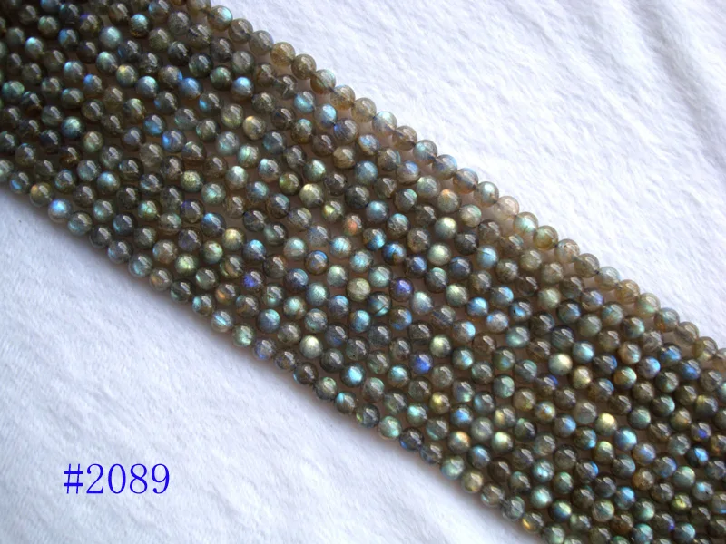 Круглые Бусины Из Натурального Лабрадорита 7 мм незакрепленные бусины для