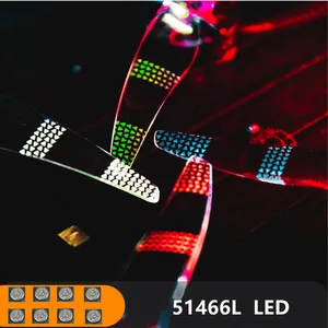 GEMFAN 5 Inch 3-Blade 51466L-3 V2 PC LED RC Propeller Moonlight Props w 1.5-1.55V Button Battery 5.8*2.1mmfor FPV Drone Parts