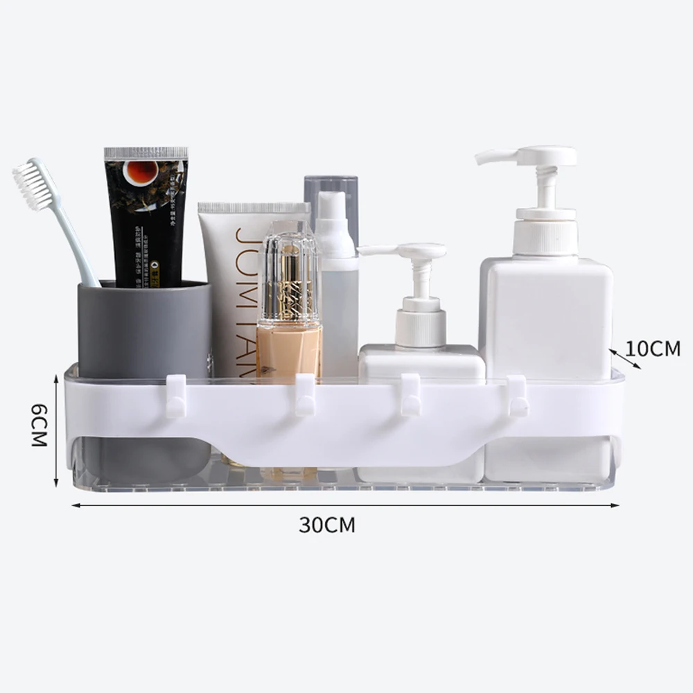 Настенная полка для ванной комнаты настенный органайзер без сверления