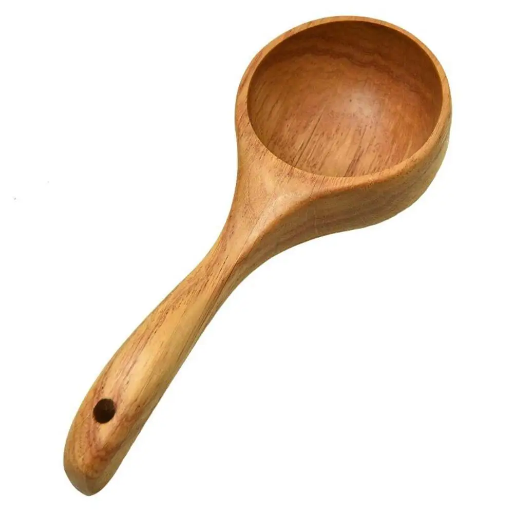 Твердая деревянная ложка многофункциональная совок кухонная утварь. Изоляция и