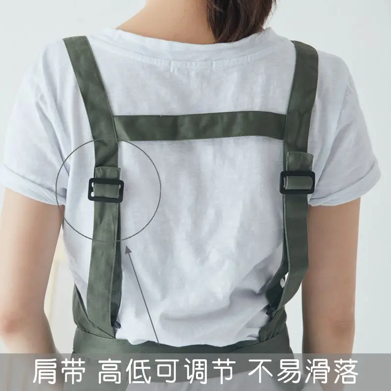 H-type Чистый хлопок Японский Корейский кафе цветок искусство официант молоко чай