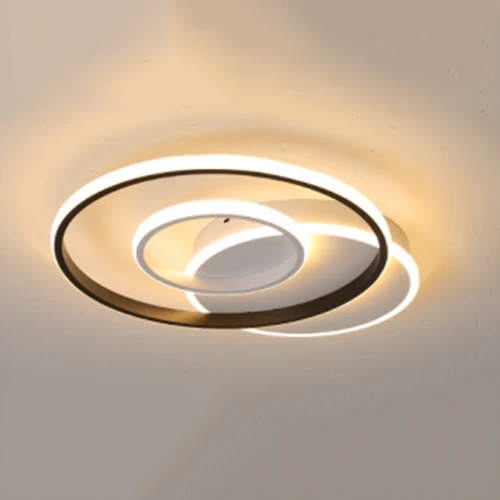style A Chandelierrec, современный светодиодный светильник, AC90-260V, домашнее освещение, светильники, люстры, освещение для гостиной, спальни, низкие потолки - Цвет абажура: style A