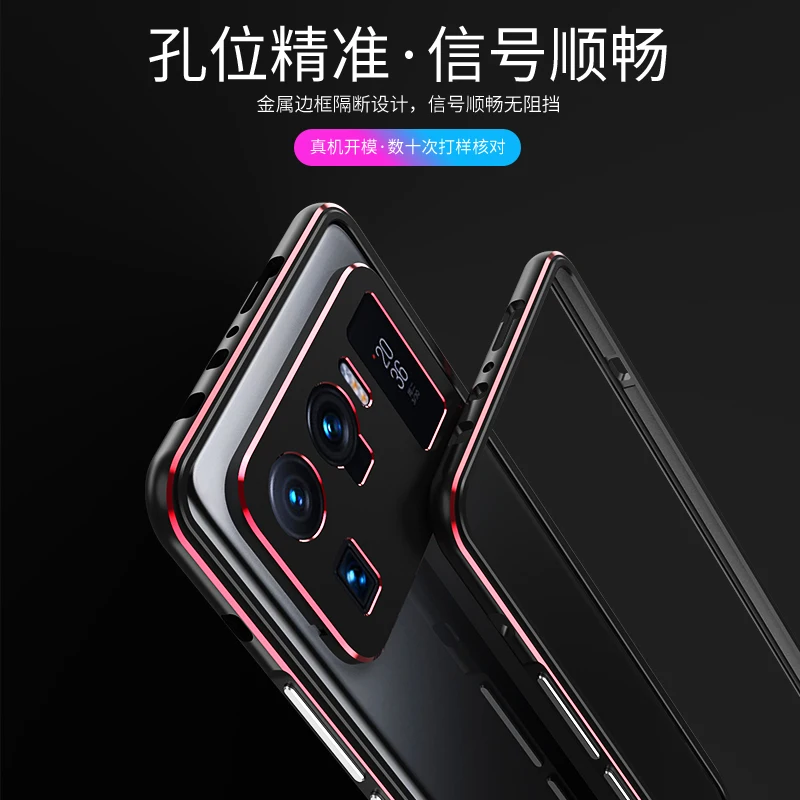 Bumper Case For Xiaomi Mi 11 Ultra Luxury Aluminum Metal Phone Frame for Xiaomi 11 Ultra Metal Camera Lens Protector Mi11 Ultra