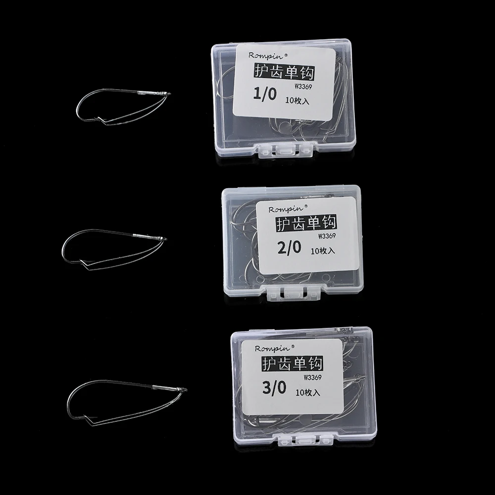 

10Pcs Winter Ice Lake Durable Overturned Lead Fishing Hooks Anti-hanging bottom Fishing Tackle Lure Bait