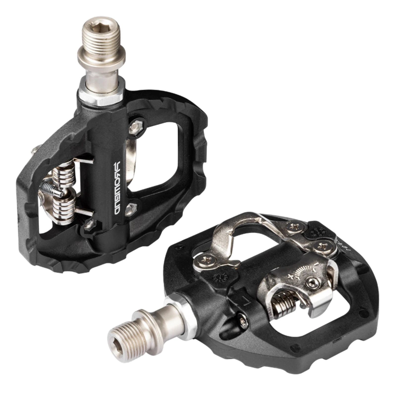 

MTB Bike Pedals Dual Platform Compatible With SHIMANO SPD Mountain Clipless Pedals 3 Seal Bearing Alloy Bicycle Pedals