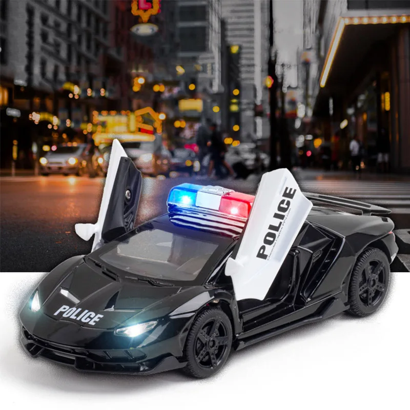 Палец рок 1:32 весы литья под давлением LP770-4 модель полицейской машины Игрушки