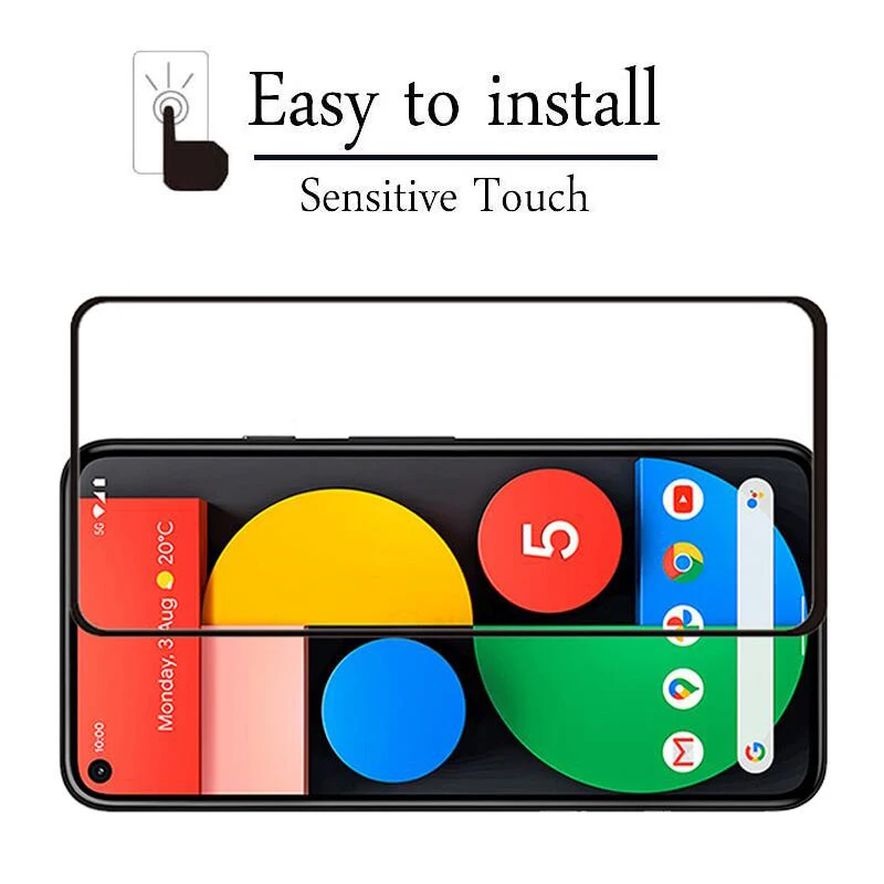 

For Google Pixel 4A 5G 5 4 3 2 1 3a Full Cover Tempered Glass Screen Protector For Google Pixel 4 XL 3a XL 2 XL XL 5 Glass Film