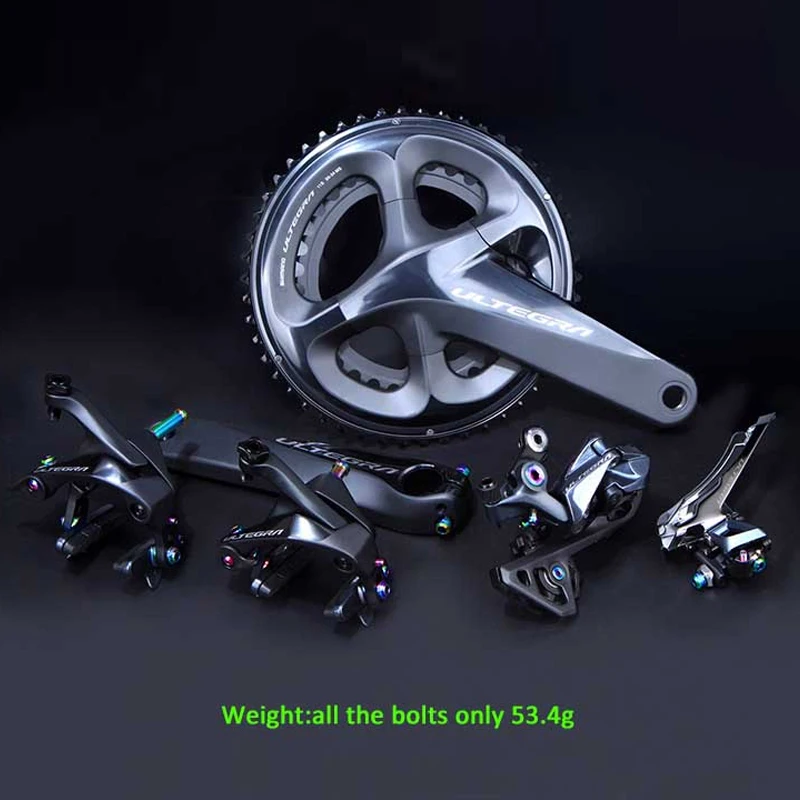 Риска R8000 велосипед титановые болты группа для велосипеда переключатель Системы