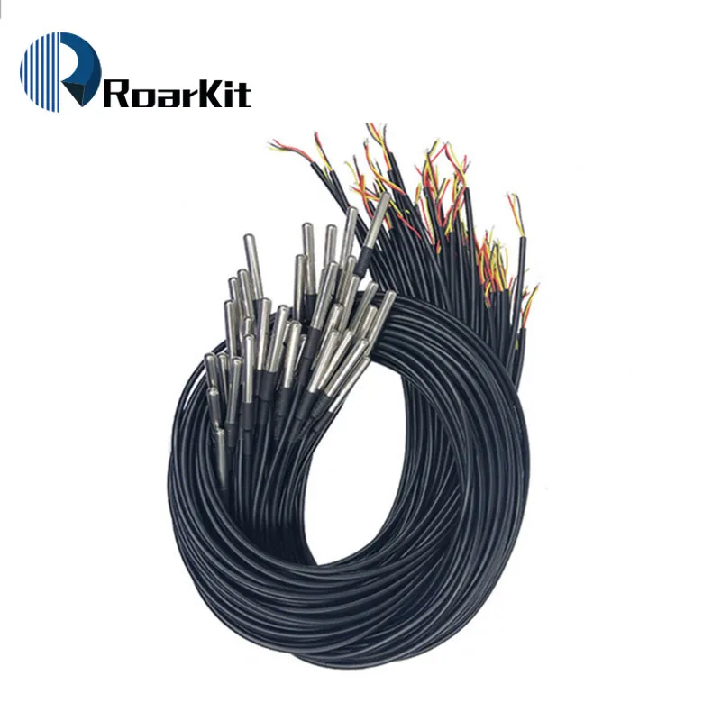 Датчик температуры с корпусом из нержавеющей стали DS1820 водонепроницаемый датчик