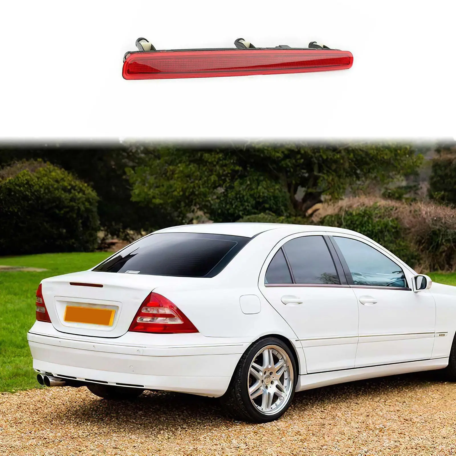 

LED Brake Light 3rd Centre High Level Rear Brake Light LED Tail Stop Light High Mount Stop Lamp for Mercedes-Benz 203 2000-2007