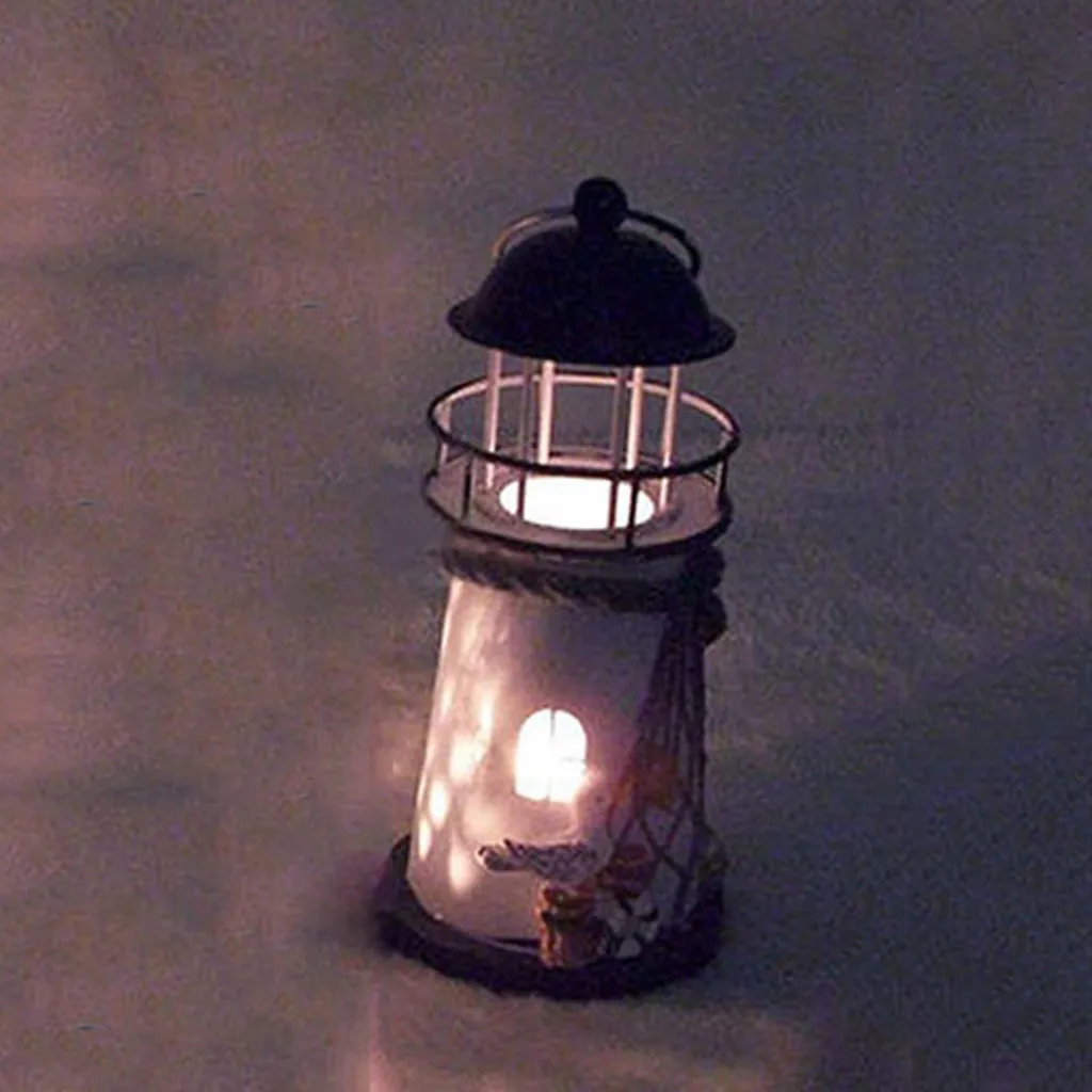 Светодиодный светильник на солнечной батарее белый вращающийся маячок башня