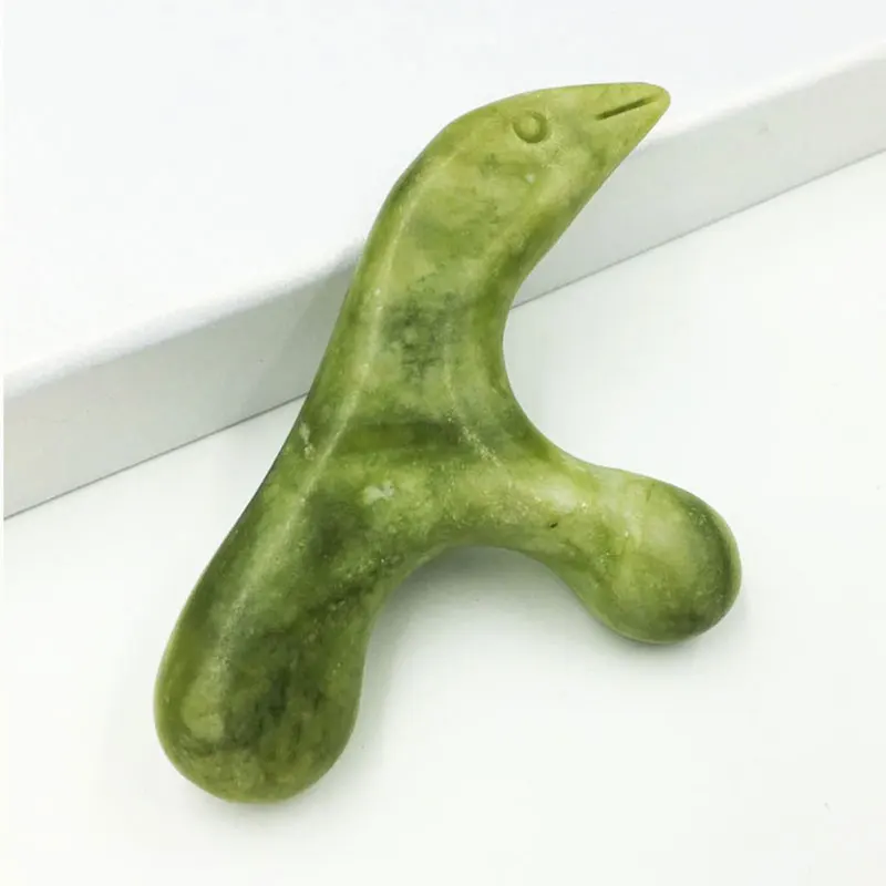 Натуральный Нефритовый камень для гуаши скребок гуаша лица шеи подтяжки спины