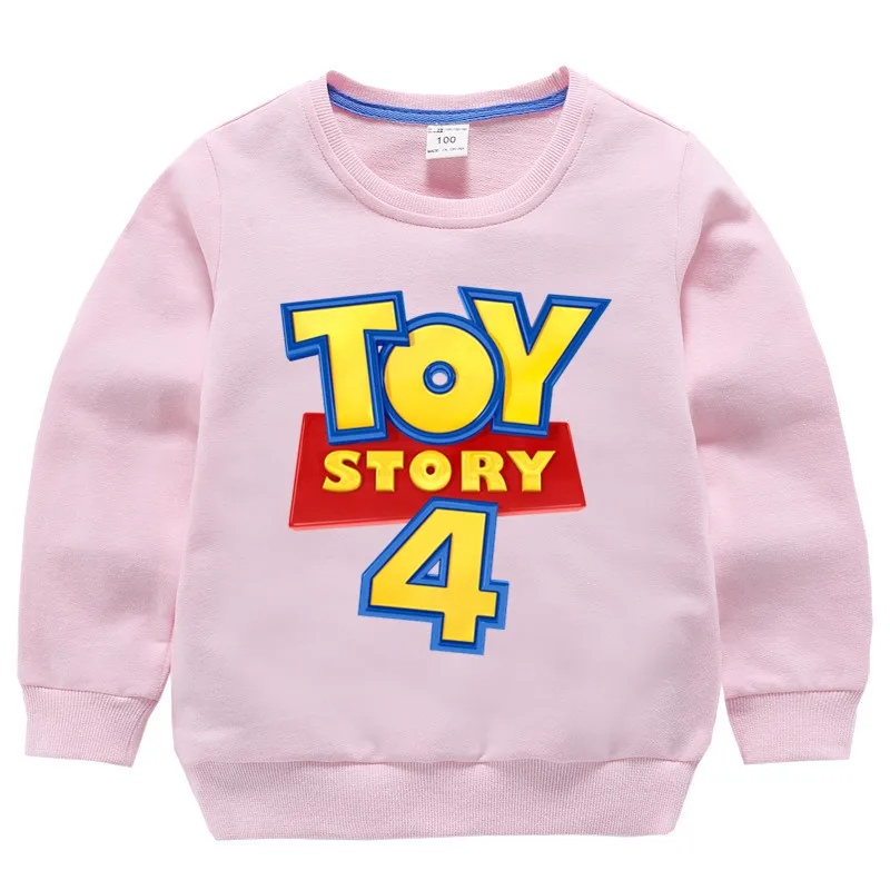 Детские хлопковые толстовки с капюшоном принтом История игрушек и 4 принтами