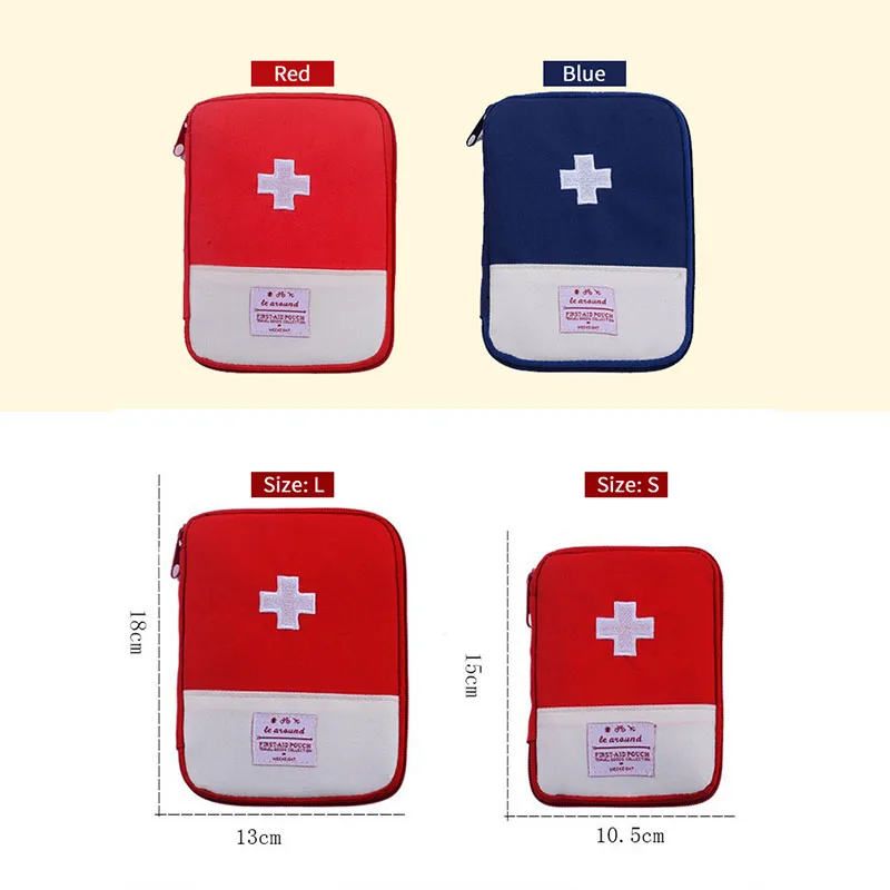 

Portable Emergency Survival First Aid Kit Pack Travel Medical Bag Case