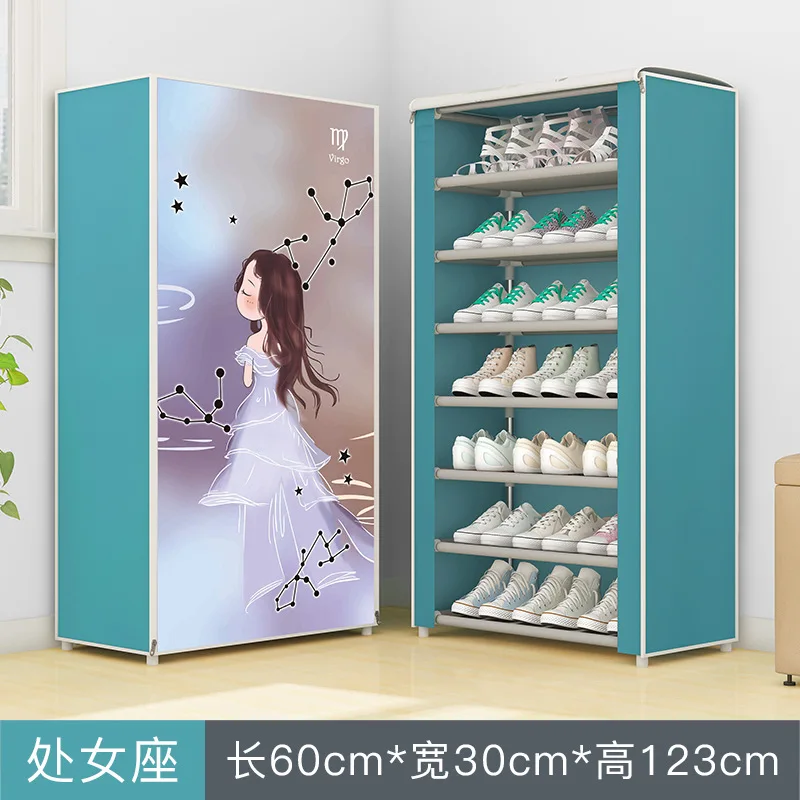 

New Simple Shoe Cabinet Storage Simple Shoe Rack Creative Multi-Layer Large-Capacity Storage Shoe Cabinet